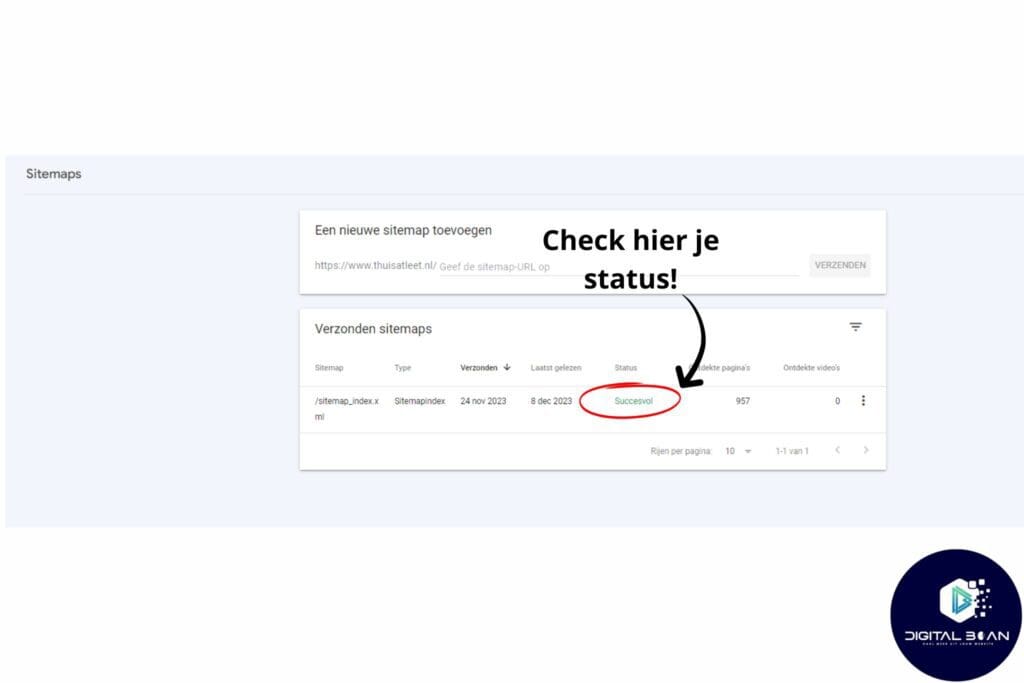 technical seo checking sitemap status